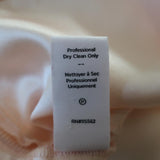 Cinq a Sept Lenore Top Pink Ruffle-Trim Silk Size Extra Small Sleeveless Blouse - Celebrity Owned