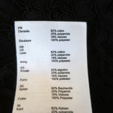 Claudie Pierlot Mini Dress Reset Black Lace Size 38 - Celebrity Owned