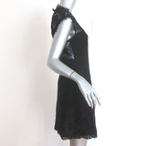 Claudie Pierlot Mini Dress Reset Black Lace Size 38 - Celebrity Owned