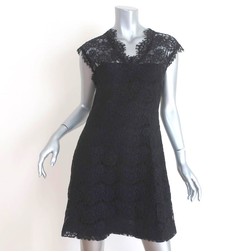 Claudie Pierlot Mini Dress Reset Black Lace Size 38 Celebrity Owned Claudie Pierlot Mini Dress Reset Black Lace Size 38 Celebrity Owned