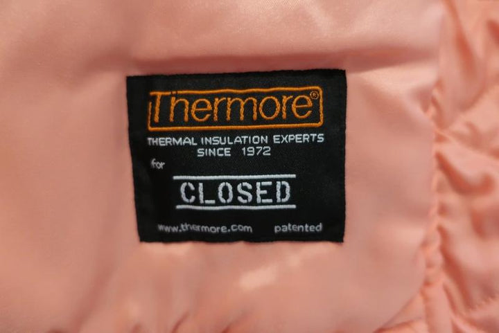 Closed Shine Bomber Jacket Blush Taffeta Size Small - Celebrity Owned