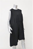 Co Oversize Sleeveless Dress Black Cotton Size Extra Small/Small NEW - Celebrity Owned