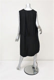 Co Oversize Sleeveless Dress Black Cotton Size Extra Small/Small NEW - Celebrity Owned