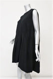 Co Oversize Sleeveless Dress Black Cotton Size Extra Small/Small NEW - Celebrity Owned