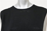 Co Oversize Sleeveless Dress Black Cotton Size Extra Small/Small NEW - Celebrity Owned