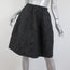 Co Skirt Black Floral Jacquard Size Small