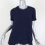 Co Top Navy Crepe Size Small Short Sleeve Blouse