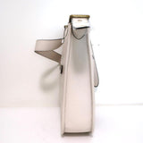 Coach Emery Crossbody Bag with Varsity Stripe Cream Leather NEW - Celebrity Owned