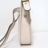 Coach Emery Crossbody Bag with Varsity Stripe Cream Leather NEW - Celebrity Owned