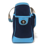 Coach Hamptons Garden Tote Marine Blue Canvas & Blue Leather Large Bag - Celebrity Owned