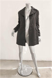 Costume National Satin Coat Black Size 44 Concealed Button Jacket - Celebrity Owned
