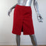 Costume National Skirt Red Cotton-Blend Size 40