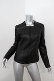 Crippen Leather Jacket Black Size Medium Zip-Up Biker Jacket - Celebrity Owned