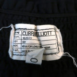 Current/Elliott Off the Shoulder Top Madeline Black Size 0 Short Sleeve Blouse - Celebrity Owned