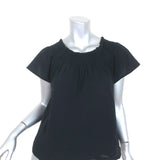 Current/Elliott Off the Shoulder Top Madeline Black Size 0 Short Sleeve Blouse - Celebrity Owned