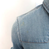 Current/Elliott SoCal Western Shirt Sunny Dancer Denim Size 0 Long Sleeve Top - Celebrity Owned