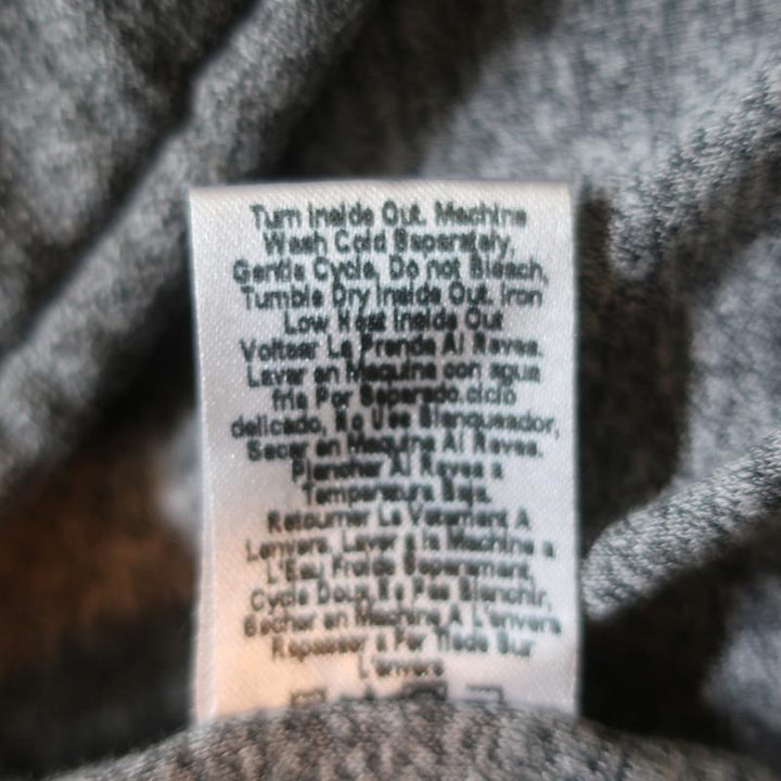 Current/Elliott The Easy Biker Jacket Heather Grey Cotton Jersey Size 2 - Celebrity Owned