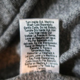 Current/Elliott The Easy Biker Jacket Heather Grey Cotton Jersey Size 2 - Celebrity Owned