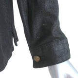 Current/Elliott The Mechanic Leather Jacket Black Size 2 - Celebrity Owned