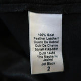 Current/Elliott The Mechanic Leather Jacket Black Size 2 - Celebrity Owned