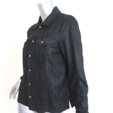 Current/Elliott The Mechanic Leather Jacket Black Size 2 - Celebrity Owned