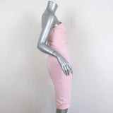 Cushnie et Ochs Cutout Dress Cindy Pink Stretch Cady Size 2 Sleeveless Sheath - Celebrity Owned