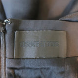 Cushnie Et Ochs Open-Back Dress Black Stretch Cotton Size 0 Sleeveless Sheath - Celebrity Owned