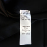 Cushnie Et Ochs Open-Back Dress Black Stretch Cotton Size 0 Sleeveless Sheath - Celebrity Owned