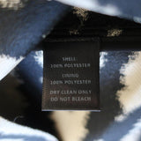 Cynthia Rowley Hensley Zebra Utility Jacket Gold/Black Size Extra Small NEW - Celebrity Owned