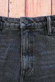 Denim x Alexander Wang High Rise Denim Skirt with Shirttail Hem Grey Size 25 - Celebrity Owned