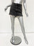 Denim x Alexander Wang High Rise Denim Skirt with Shirttail Hem Grey Size 25