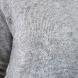 Derek Lam 10 Crosby Asymmetric Ruffle Sweater Light Gray Wool-Blend Size Small - Celebrity Owned