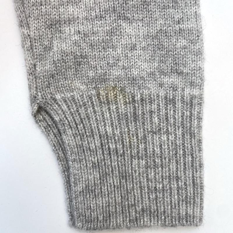 Derek Lam 10 Crosby Asymmetric Ruffle Sweater Light Gray Wool-Blend Size Small - Celebrity Owned