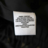 Derek Lam 10 Crosby Peplum Blouse Black/Gold Metallic Stripe Size 2 Long Sleeve - Celebrity Owned