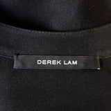 Derek Lam Blouse Kara Black Silk Size 4 Sleeveless Top - Celebrity Owned