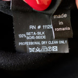 Derek Lam Blouse Kara Black Silk Size 4 Sleeveless Top - Celebrity Owned