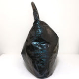 Devi Kroell Hobo Brown/Green Metallic Snakeskin Print Extra Large Shoulder Bag - Celebrity Owned