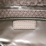 Devi Kroell Snakeskin Hobo Beige Extra Large Shoulder Bag - Celebrity Owned