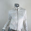 Diane von Furstenberg Moto Jacket Speedracer White Cotton Size 4