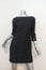 Diane von Furstenberg Sarita Dress Black Flower Lace Size 6 V-Back 3/4 Sleeve