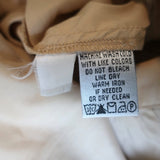 Diane von Furstenberg Shirtdress Beige Cotton-Blend Size 6 Short Sleeve Dress - Celebrity Owned