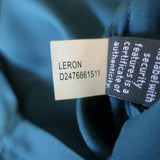 Diane von Furstenberg Side-Tie Dress Leron Teal Stretch Silk Size 2 Short Sleeve - Celebrity Owned