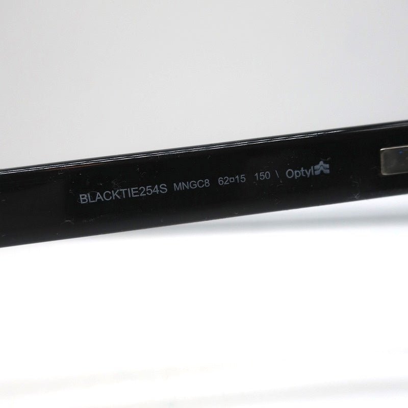 Dior Homme BlackTie 254S Mirrored Sunglasses Black/Blue MNGC8 - Celebrity Owned