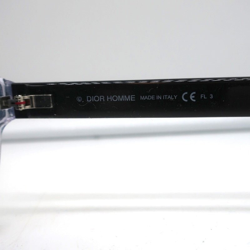 Dior Homme BlackTie 254S Mirrored Sunglasses Black/Blue MNGC8 - Celebrity Owned