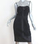 Dolce & Gabbana Bustier Dress Black Taffeta-Trim Lace Size 42