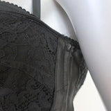 Dolce & Gabbana Bustier Dress Black Taffeta-Trim Lace Size 42 - Celebrity Owned