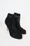 Dolce & Gabbana Lace Peep Toe Ankle Boots Black Size 39 High Heel Sock Booties