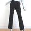 Dolce & Gabbana Trousers Black Stretch Wool Size 38 Straight Leg Dress Pants