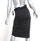 Donna Karan Collection Skirt or Strapless Dress Black Stretch Silk Size 8 NEW - Celebrity Owned