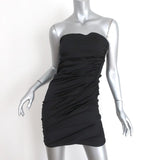 Donna Karan Collection Skirt or Strapless Dress Black Stretch Silk Size 8 NEW - Celebrity Owned